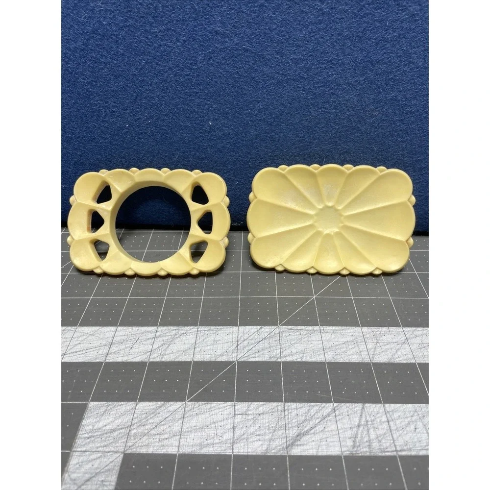 1970s Bathroom 2pc-Wall Mount Soap & Toothbrush Holders‎ REPLACEMENT Pieces